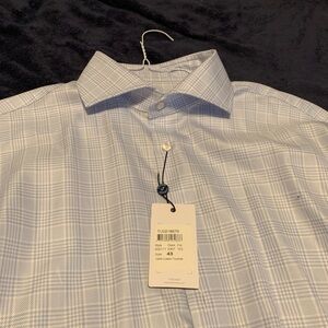 Stenstrom Light Blue Twill Shirt 43/17